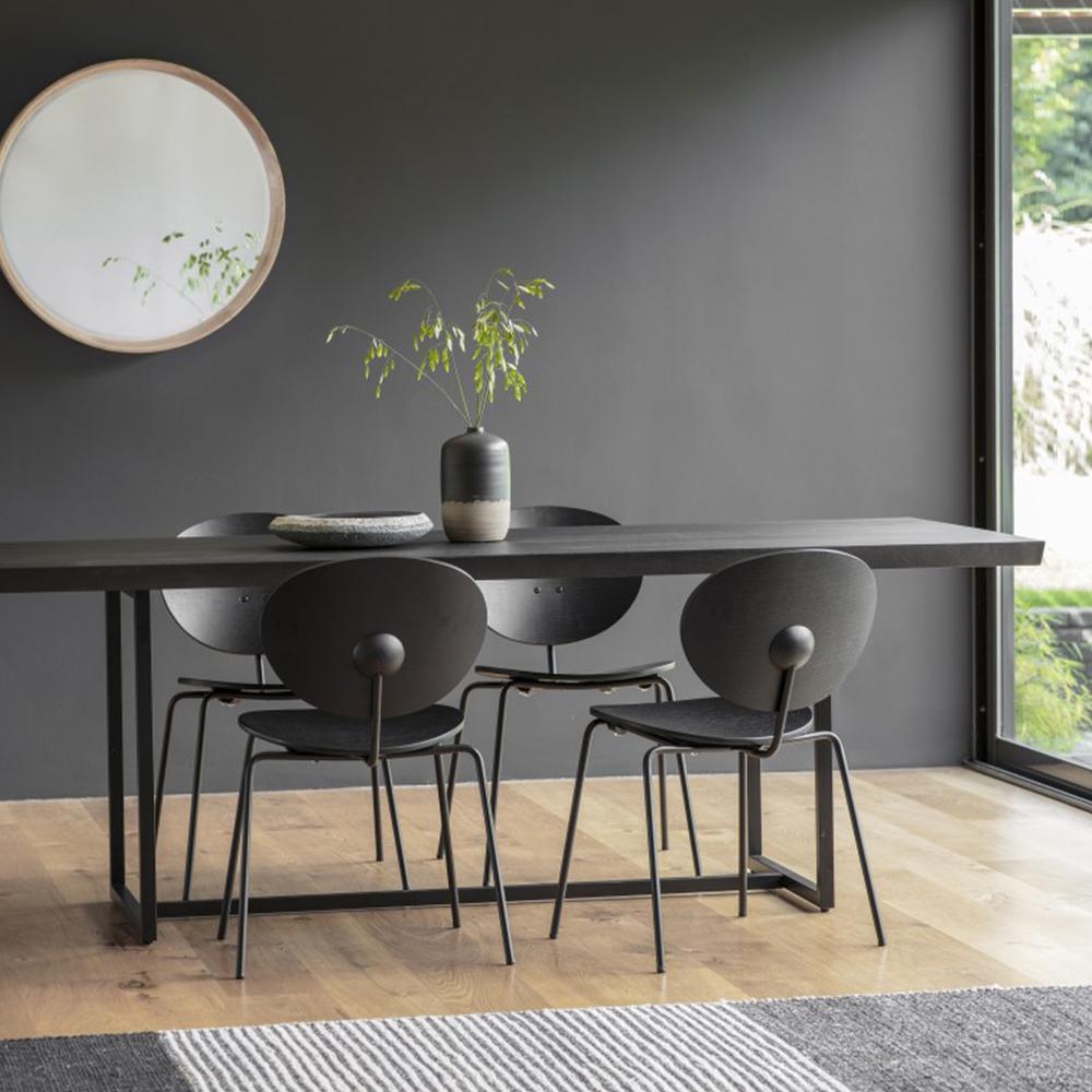 Buy black outlet dining table