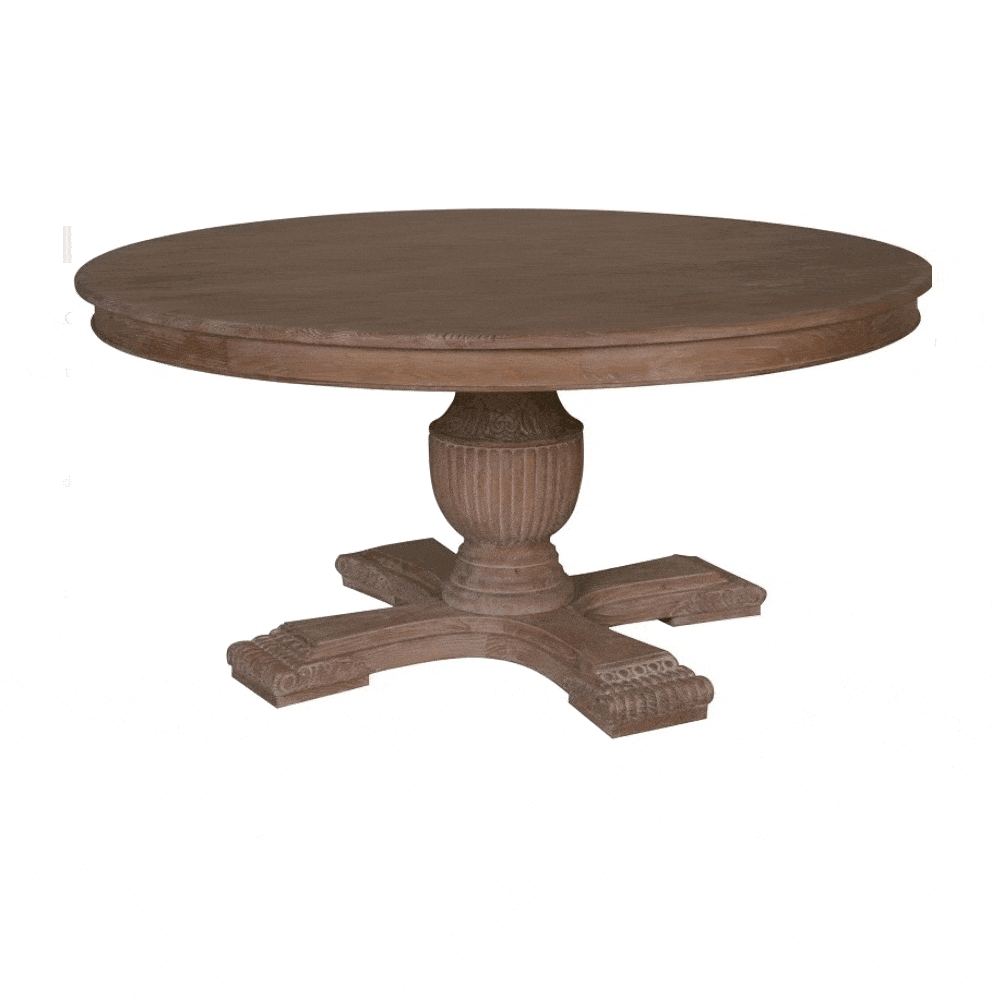 Round pedestal online breakfast table