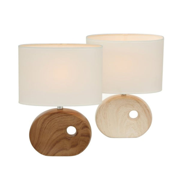 Oak Accent Lamp, assorted