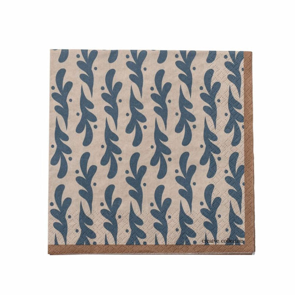 camilla napkin blue