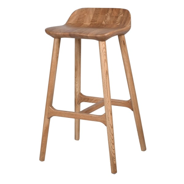 james oak rustic stool