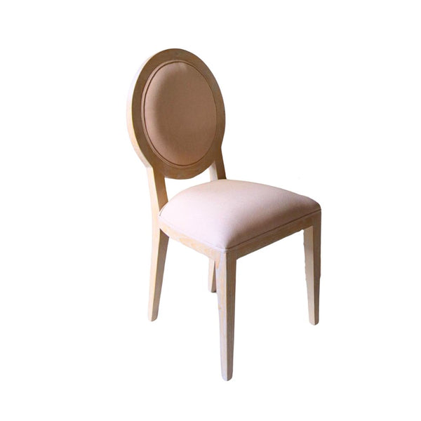 Set of 3 Mariella Dining Chairs - Nude Beige