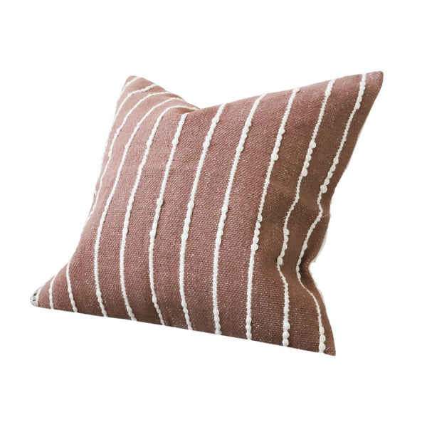 Plum Stripe Cushion