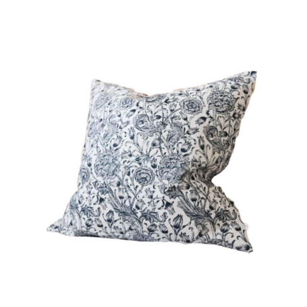 Black Floral Cushion