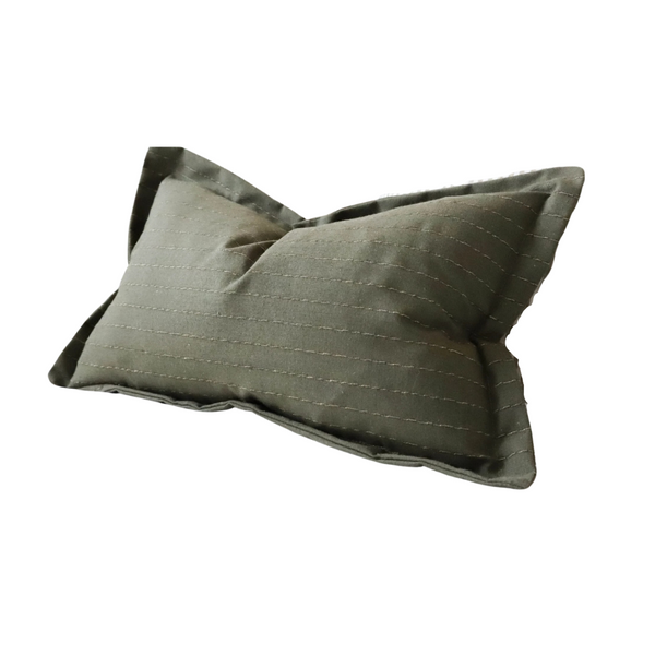 Olive Stripe Cushion