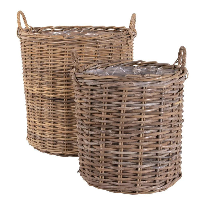 indo baskets in kubu rattan