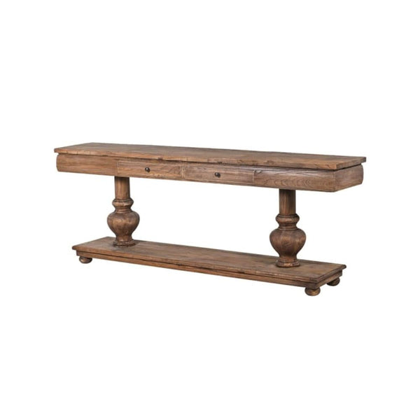 Agatha Antique 2 Drawer Console Table