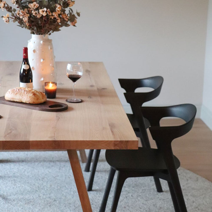 mix and match dining table a leg or trapeze leg