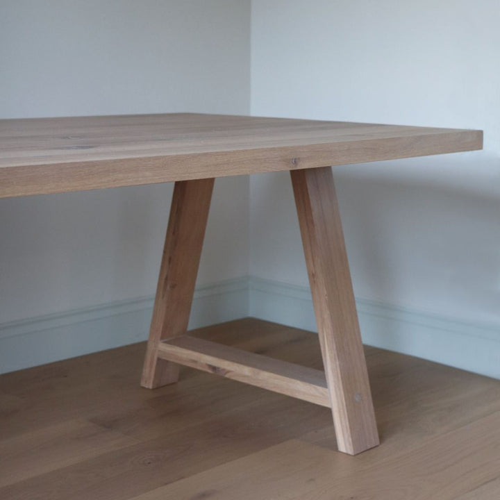 mix and match dining table a leg or trapeze leg