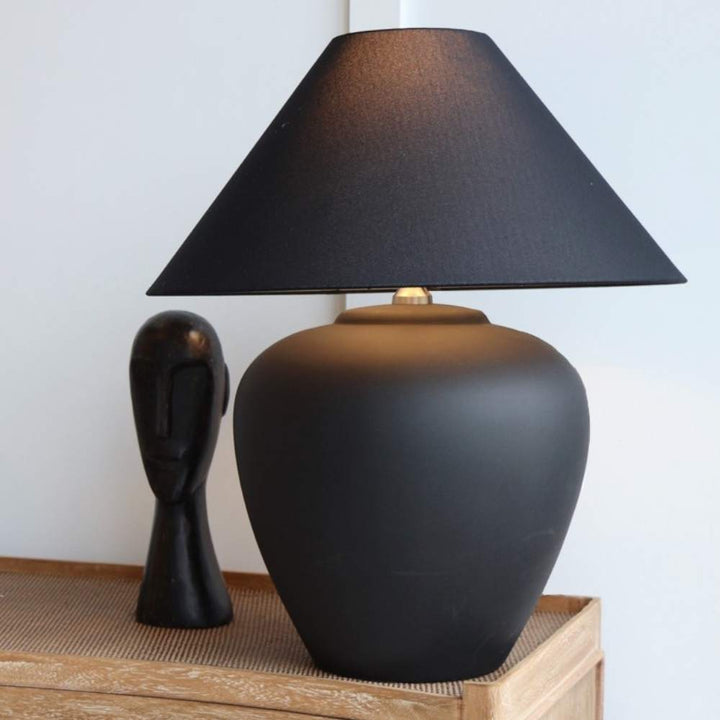 cordelia black stone lamp