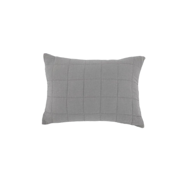 Grey Quilted Cushion