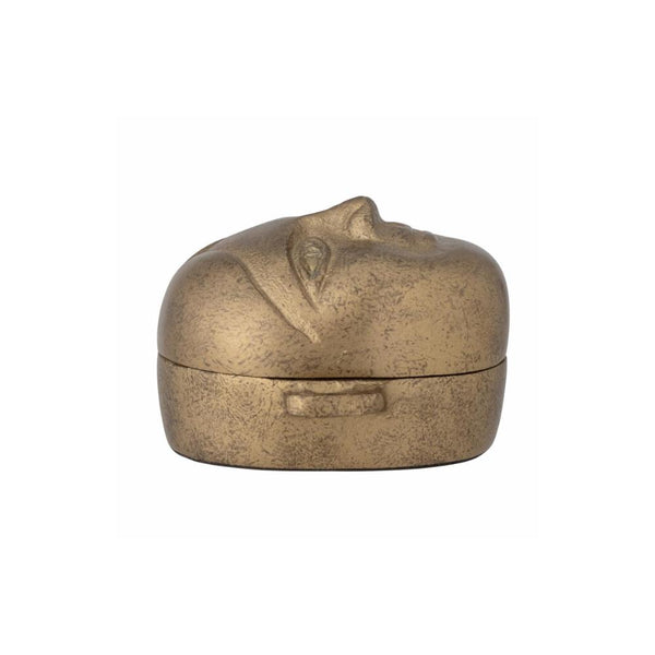 brass face deco box