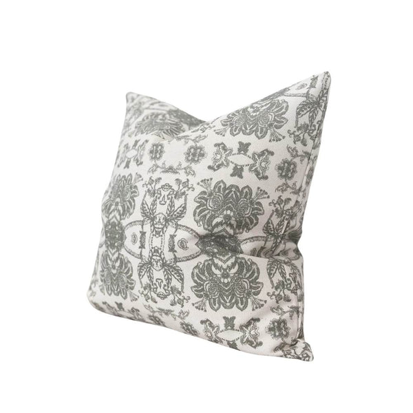 khaki print cotton cushion