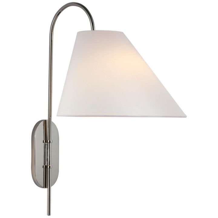 kinsley large articulating wall light soft brass