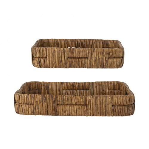 Evaleen Rattan Tray - Set of Two - Pod Furniture Ireland