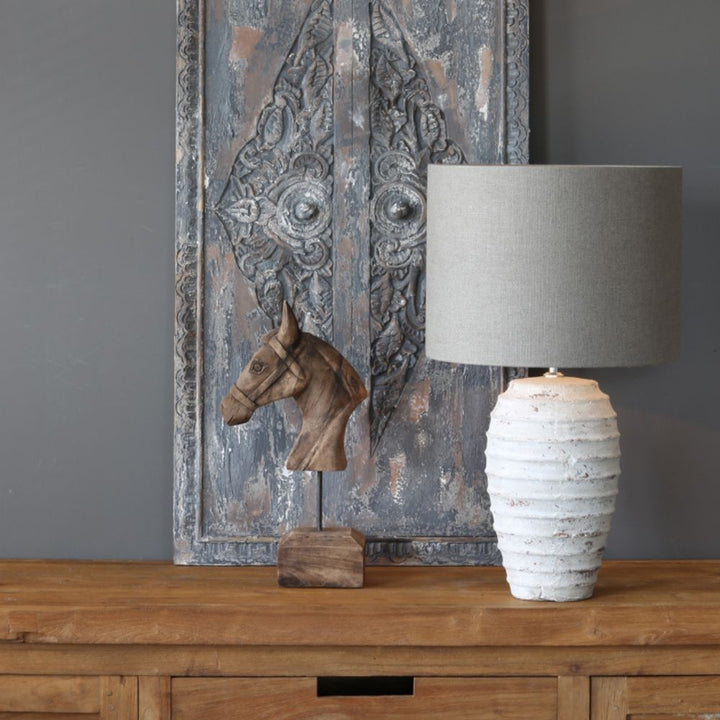 Wooden Horse Ornament Light & Living